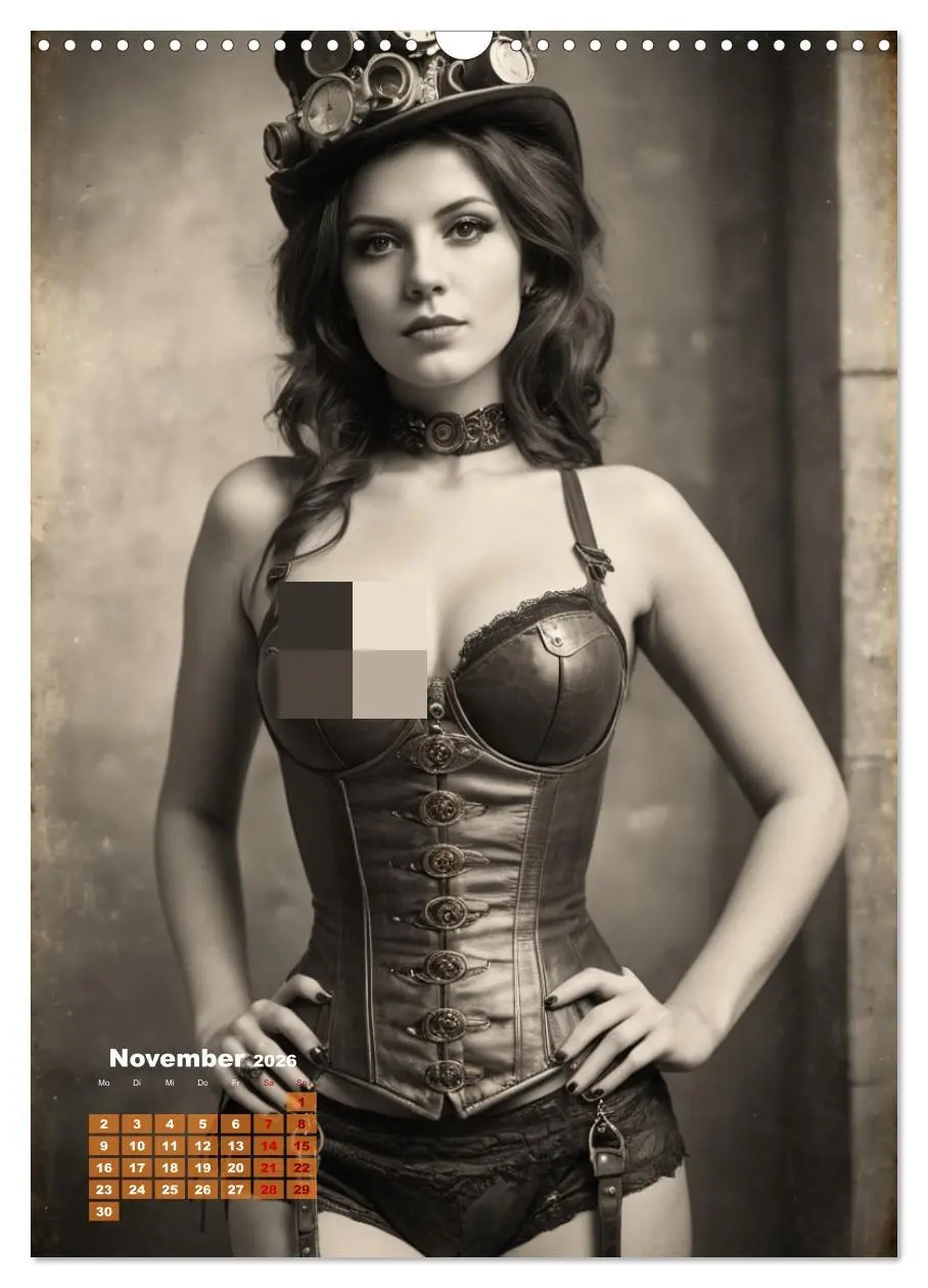 Bild: 9783516276909 | Steampunk erotisch (Wandkalender 2026 DIN A3 hoch), CALVENDO...
