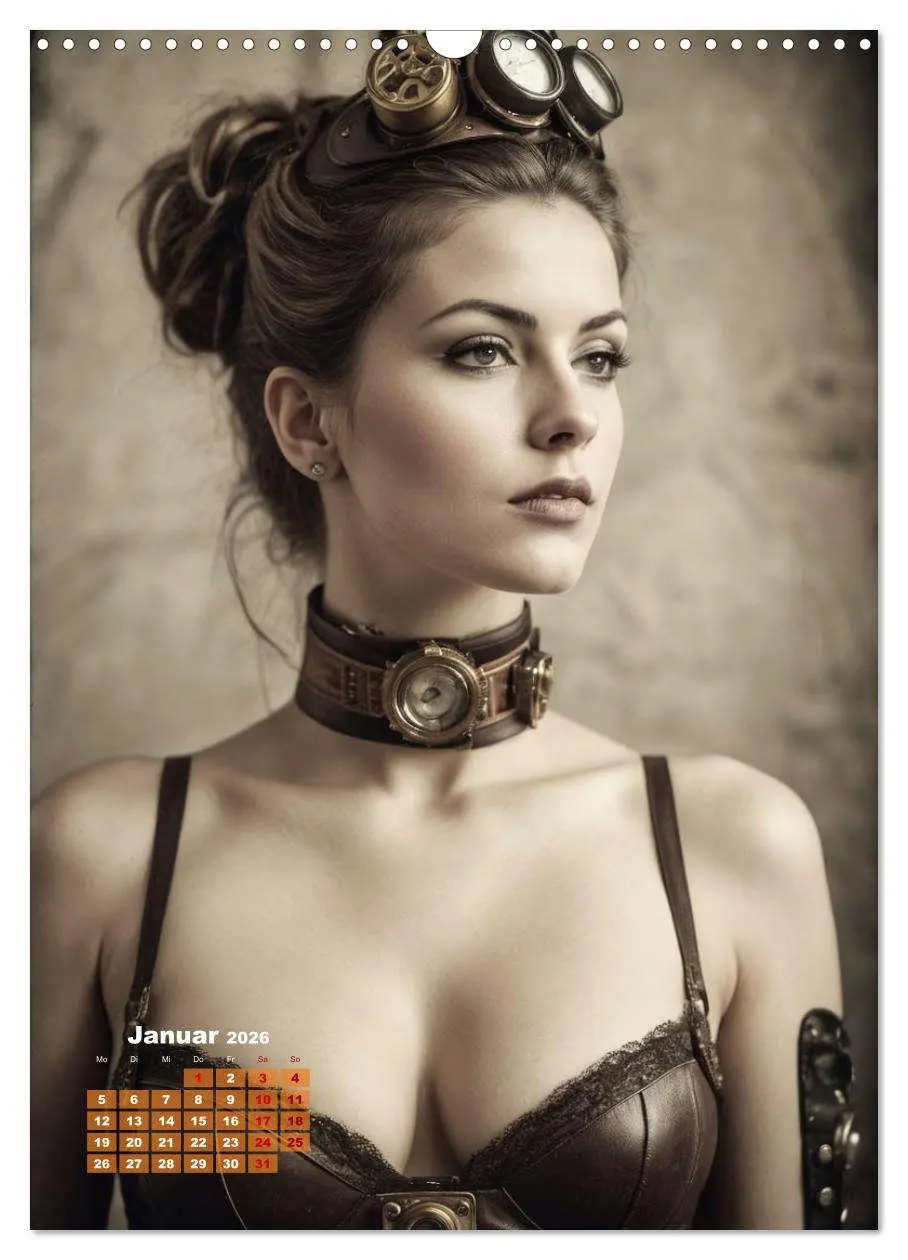 Bild: 9783516276909 | Steampunk erotisch (Wandkalender 2026 DIN A3 hoch), CALVENDO...