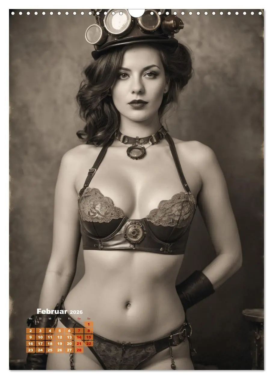 Bild: 9783516276909 | Steampunk erotisch (Wandkalender 2026 DIN A3 hoch), CALVENDO...