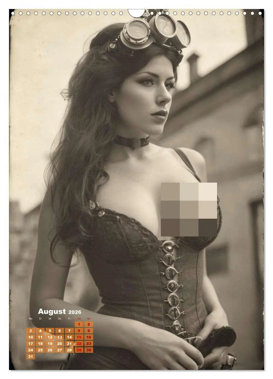 Bild: 9783516276909 | Steampunk erotisch (Wandkalender 2026 DIN A3 hoch), CALVENDO...