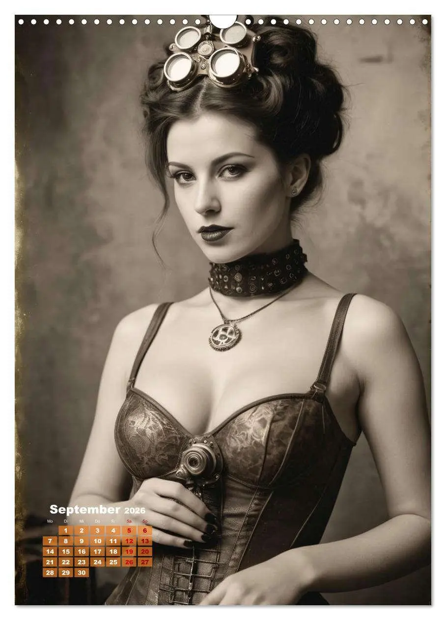 Bild: 9783516276909 | Steampunk erotisch (Wandkalender 2026 DIN A3 hoch), CALVENDO...
