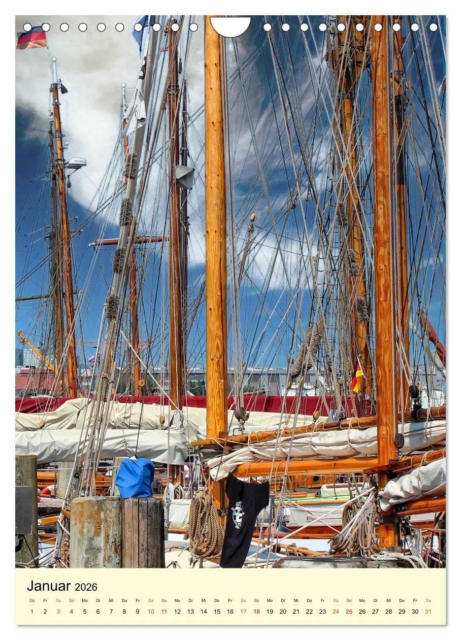 Bild: 9783516346909 | Flensburg - so bezaubernd (Wandkalender 2026 DIN A4 hoch), CALVENDO...
