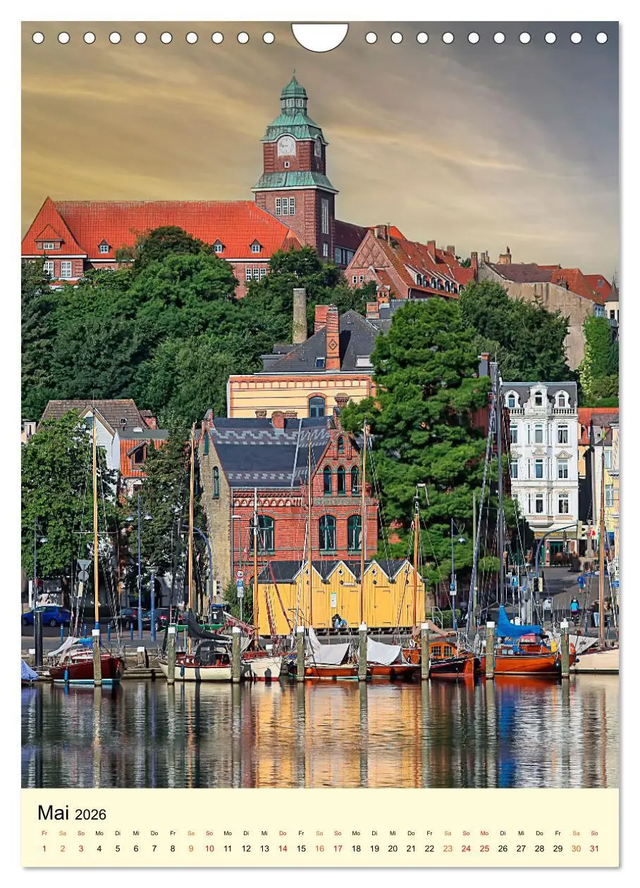 Bild: 9783516346909 | Flensburg - so bezaubernd (Wandkalender 2026 DIN A4 hoch), CALVENDO...