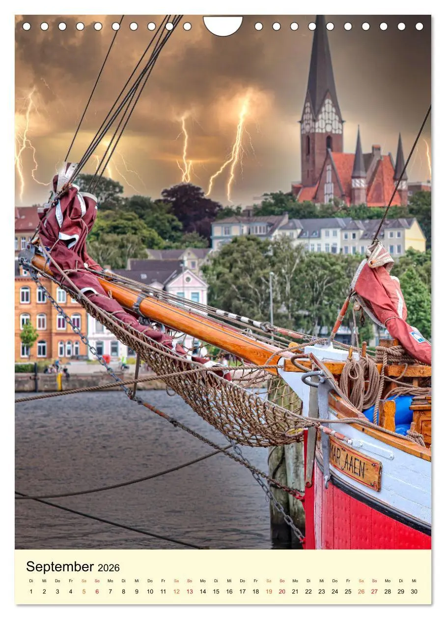 Bild: 9783516346909 | Flensburg - so bezaubernd (Wandkalender 2026 DIN A4 hoch), CALVENDO...