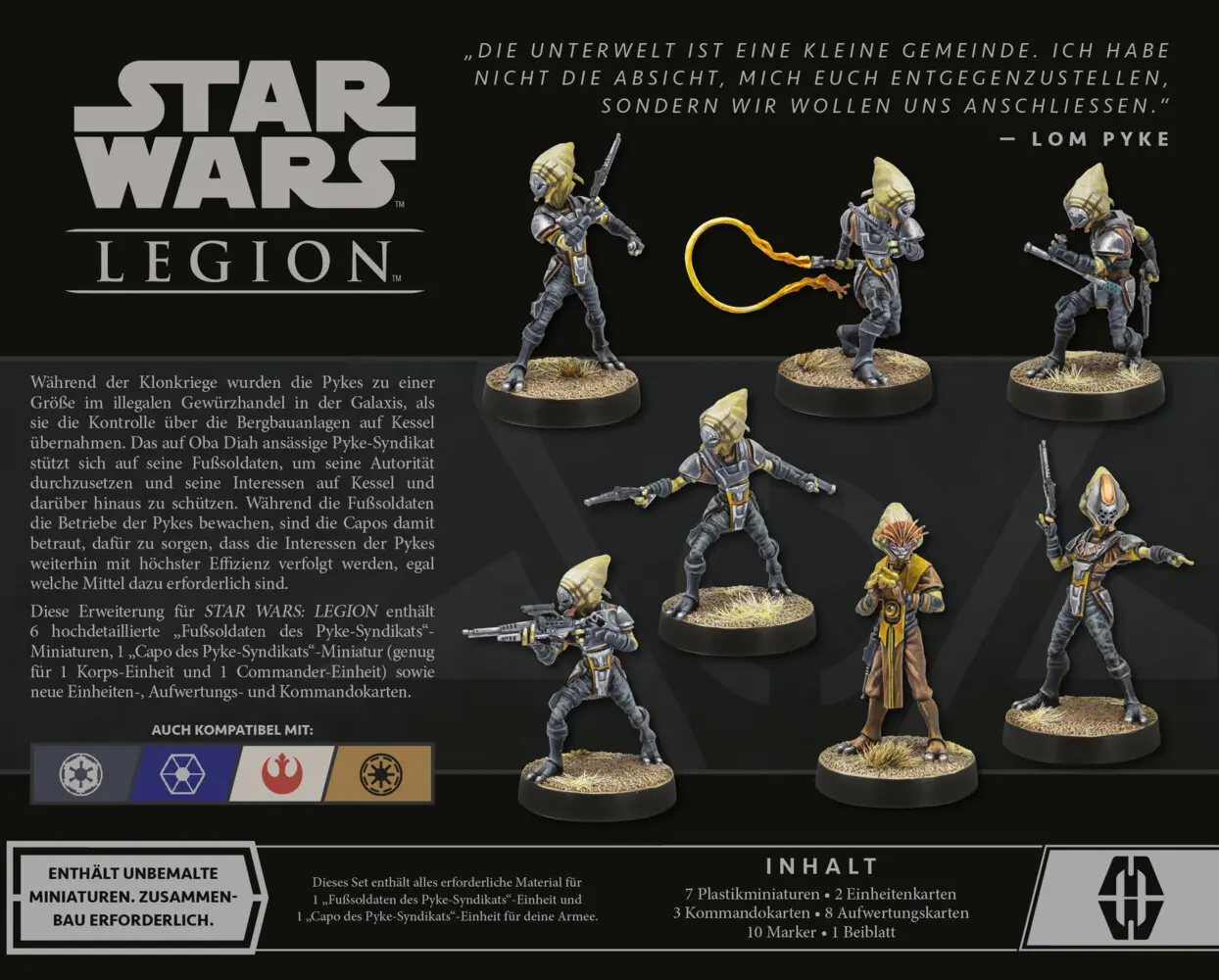 Bild: 841333117009 | Star Wars Legion - Fußsoldaten des Pyke-Syndikats (Spiel) | Alex Davy