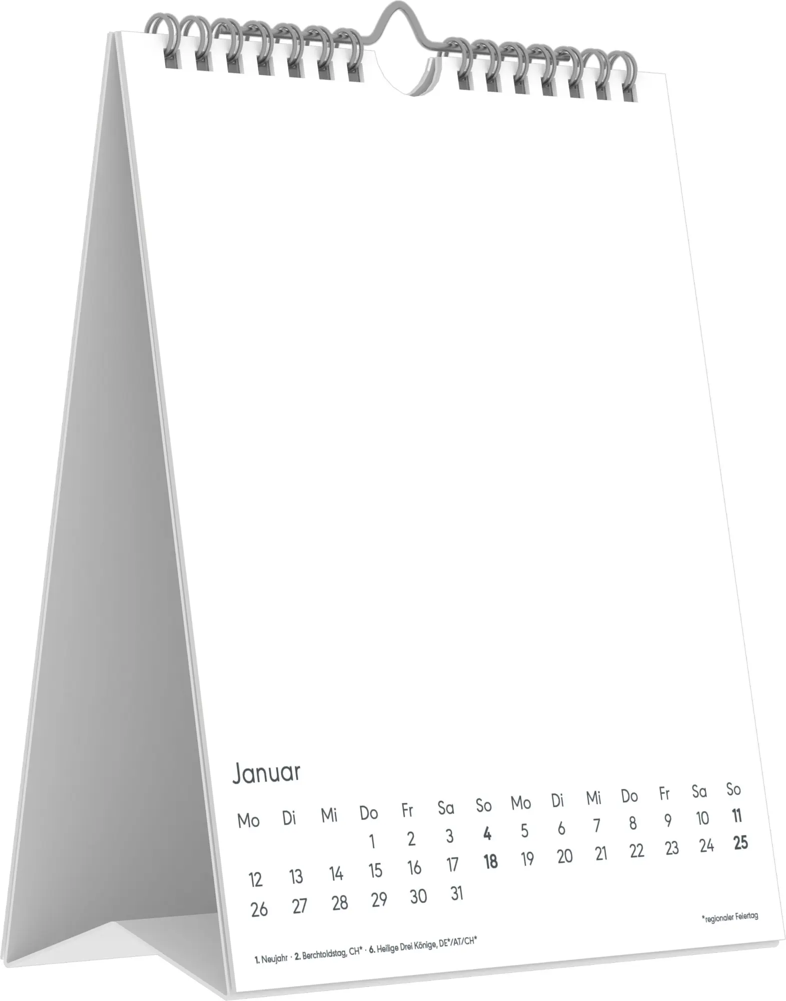 Bild: 4069095017009 | Kreativkalender Tischaufsteller hoch weiß 2027 | KG | Kalender | 14 S.