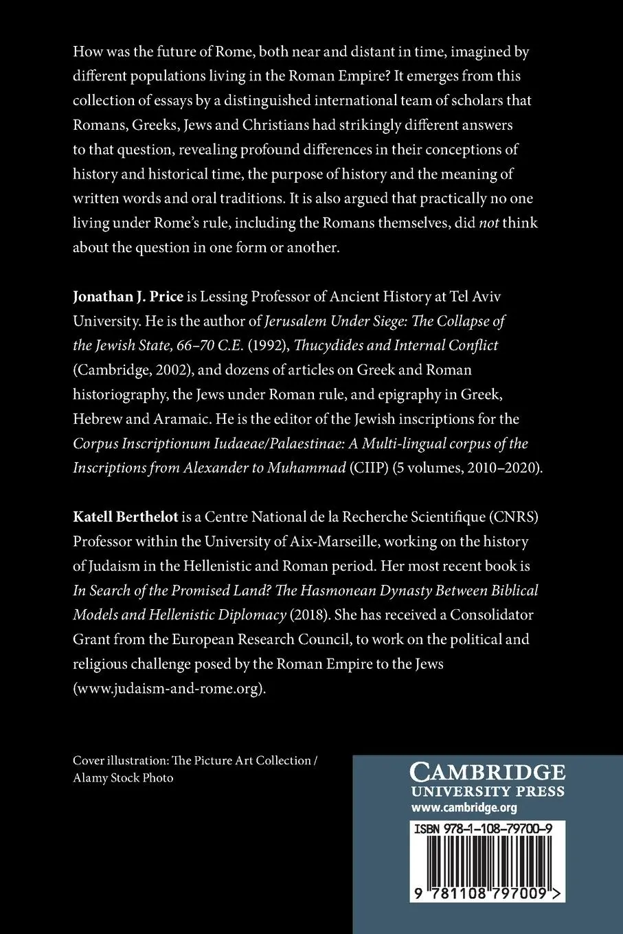 Rückseite: 9781108797009 | The Future of Rome | Roman, Greek, Jewish and Christian Visions | Buch