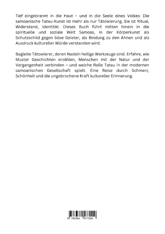 Rückseite: 9783384577009 | Tatau - Kunst gegen das Vergessen | Alofa Tevaga | Taschenbuch | 2025