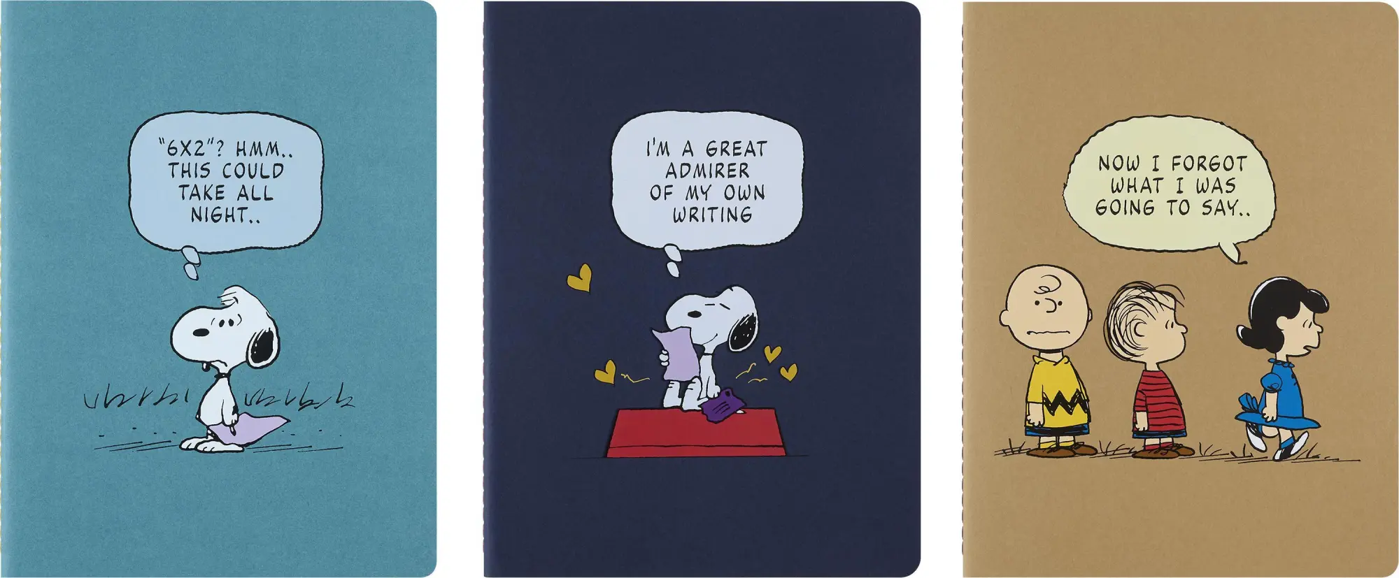 Bild: 8056999277109 | Moleskine Peanuts Cahier (3er-Set), XL, Kartoneinband, liniert,...