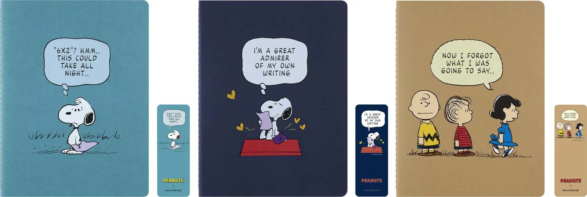 Bild: 8056999277109 | Moleskine Peanuts Cahier (3er-Set), XL, Kartoneinband, liniert,...