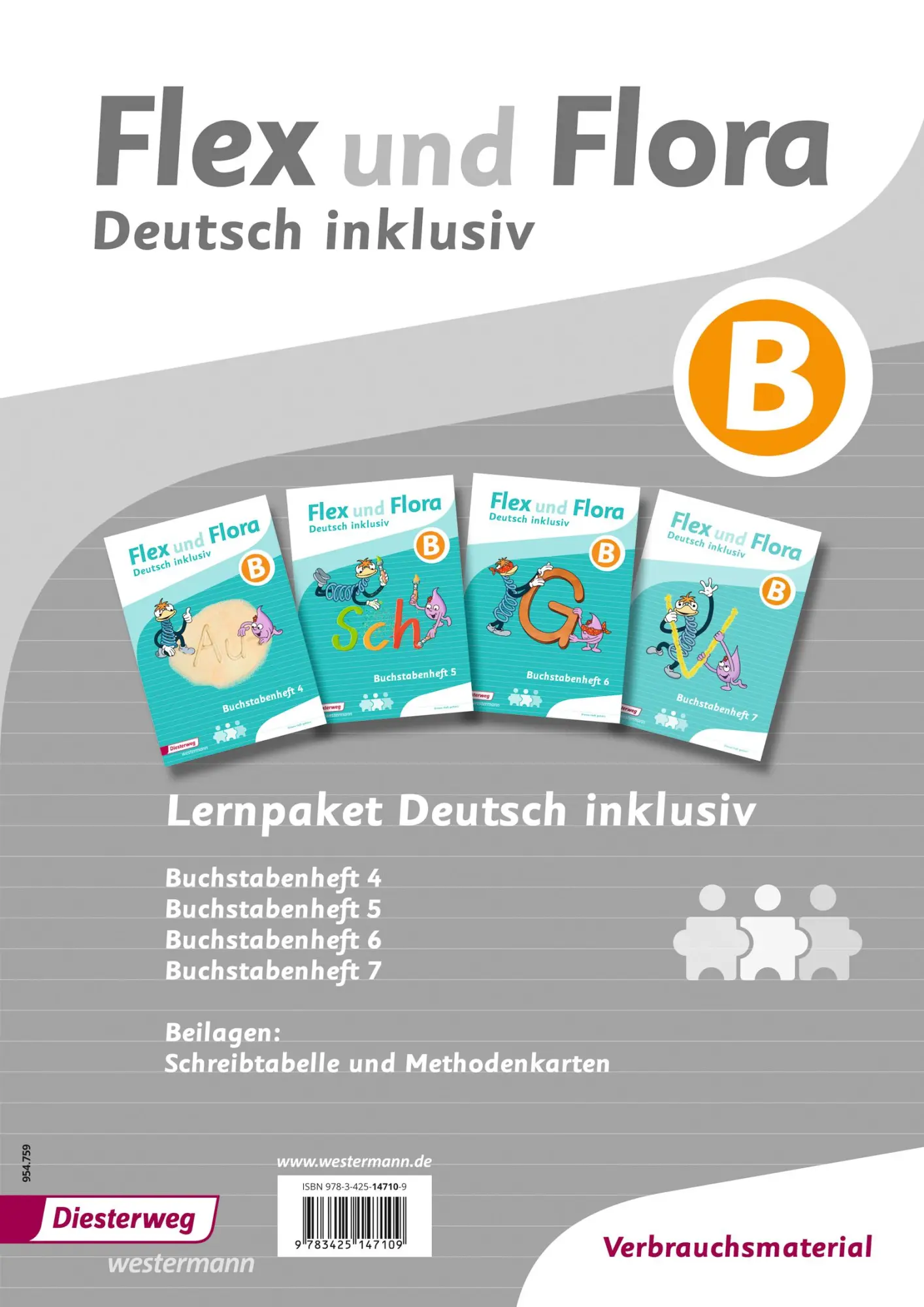 Cover: 9783425147109 | Flex und Flora Paket Inklusion B. Zusatzmaterial | Broschüre | 256 S.