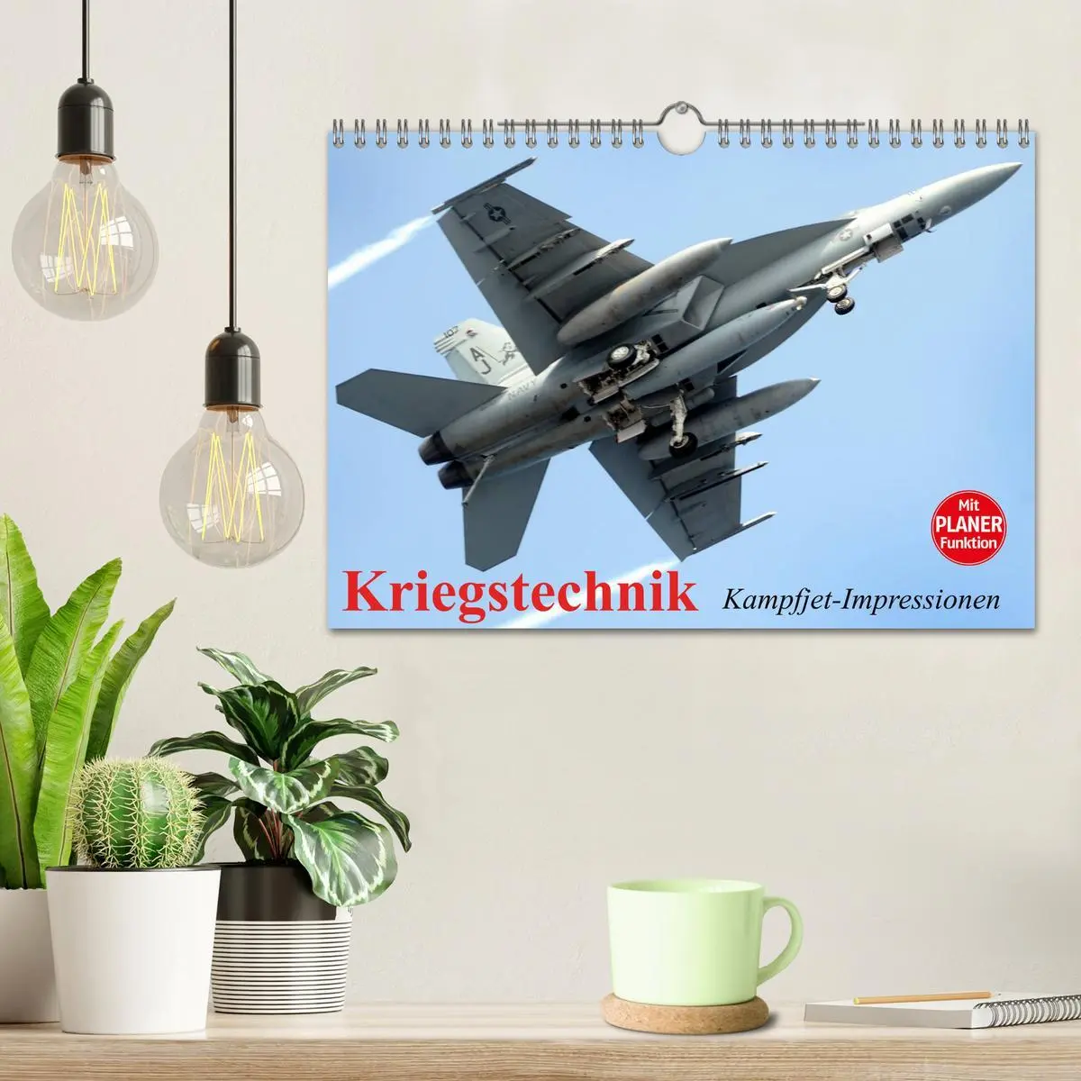 Bild: 9783457997109 | Kriegstechnik. Kampfjet-Impressionen (Wandkalender 2026 DIN A4...