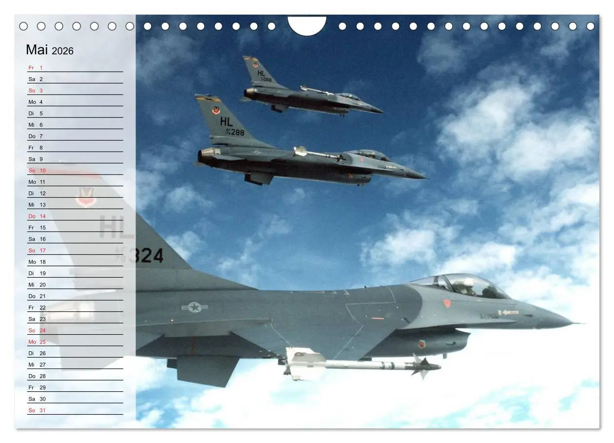 Bild: 9783457997109 | Kriegstechnik. Kampfjet-Impressionen (Wandkalender 2026 DIN A4...