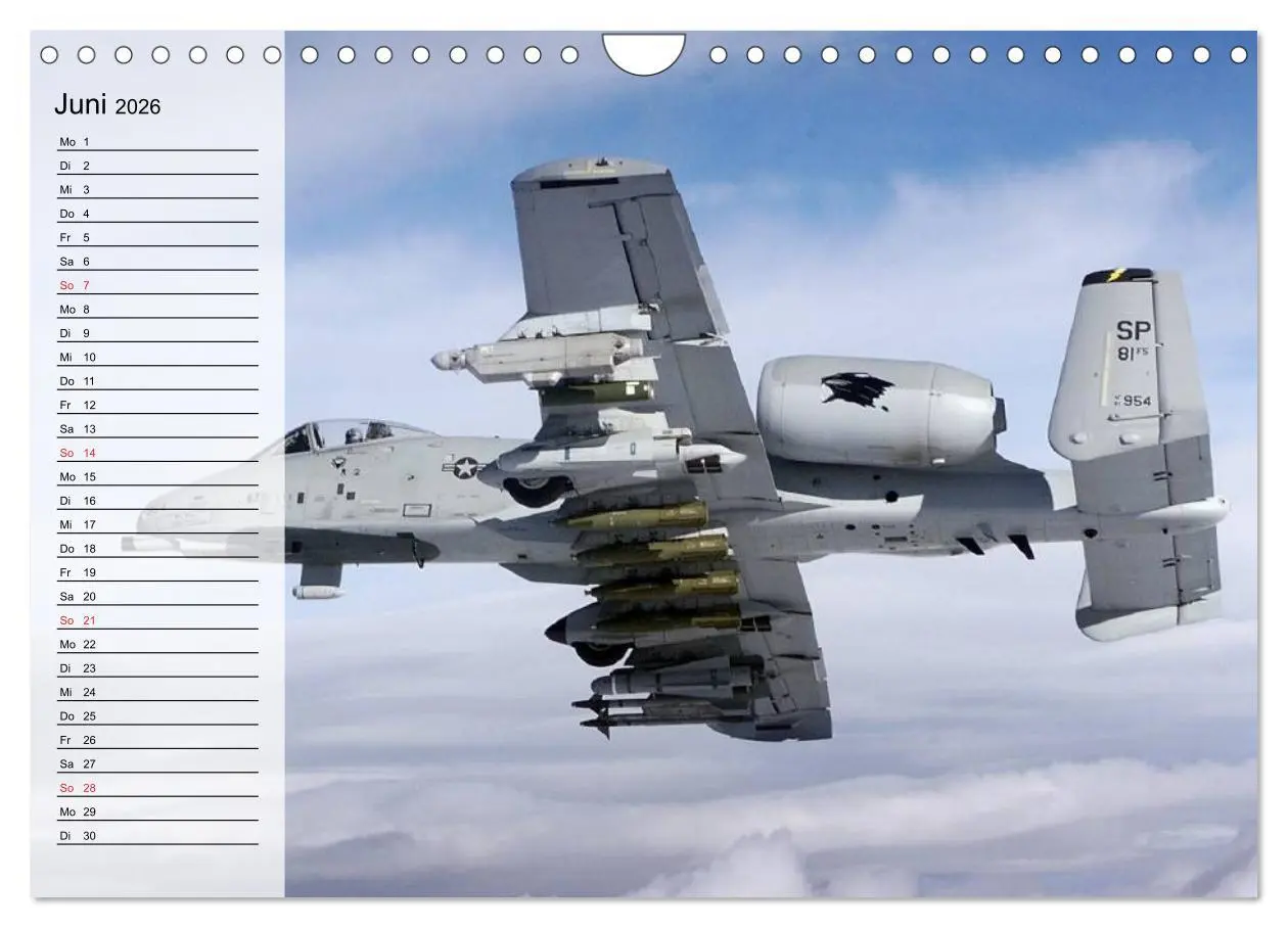 Bild: 9783457997109 | Kriegstechnik. Kampfjet-Impressionen (Wandkalender 2026 DIN A4...