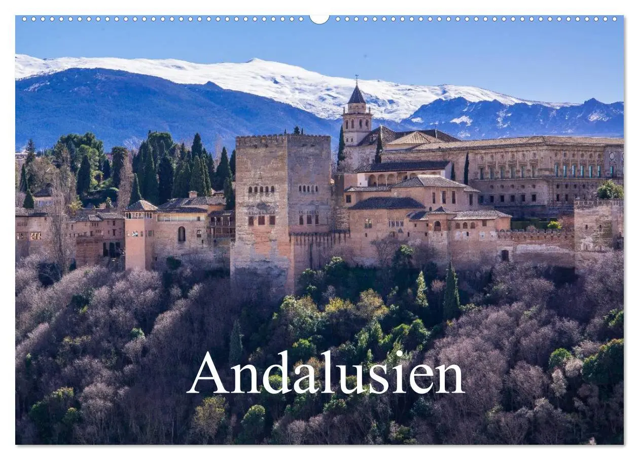 Cover: 9783516157109 | Andalusien (Wandkalender 2026 DIN A2 quer), CALVENDO Monatskalender