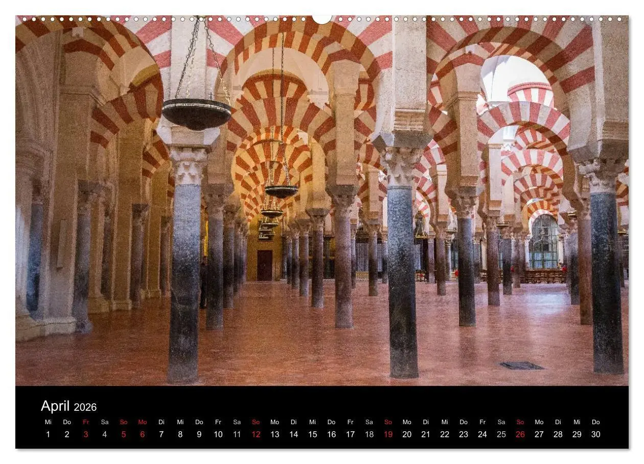 Bild: 9783516157109 | Andalusien (Wandkalender 2026 DIN A2 quer), CALVENDO Monatskalender
