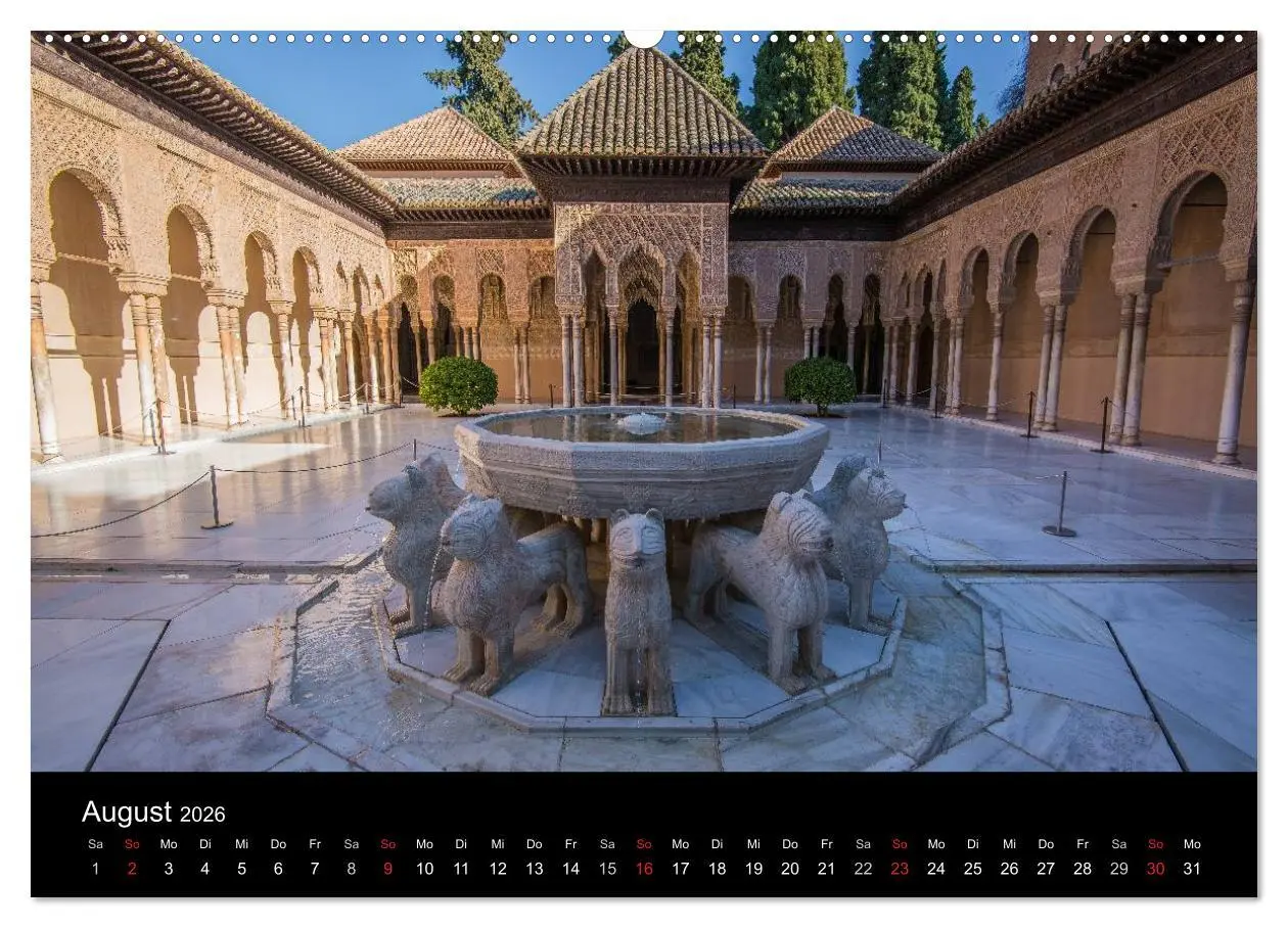 Bild: 9783516157109 | Andalusien (Wandkalender 2026 DIN A2 quer), CALVENDO Monatskalender
