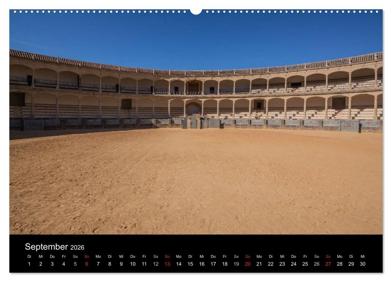 Bild: 9783516157109 | Andalusien (Wandkalender 2026 DIN A2 quer), CALVENDO Monatskalender