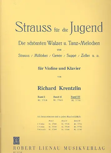 Cover: 9790011377109 | Strauss Fur Die Jugend 3 | Johann Strauss | Buch | 2011