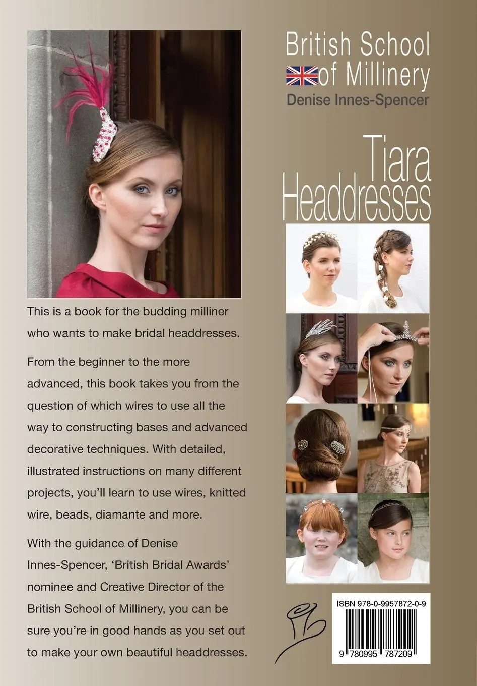 Rückseite: 9780995787209 | The British School of Millinery Tiara Headdresses | Innes-Spencer