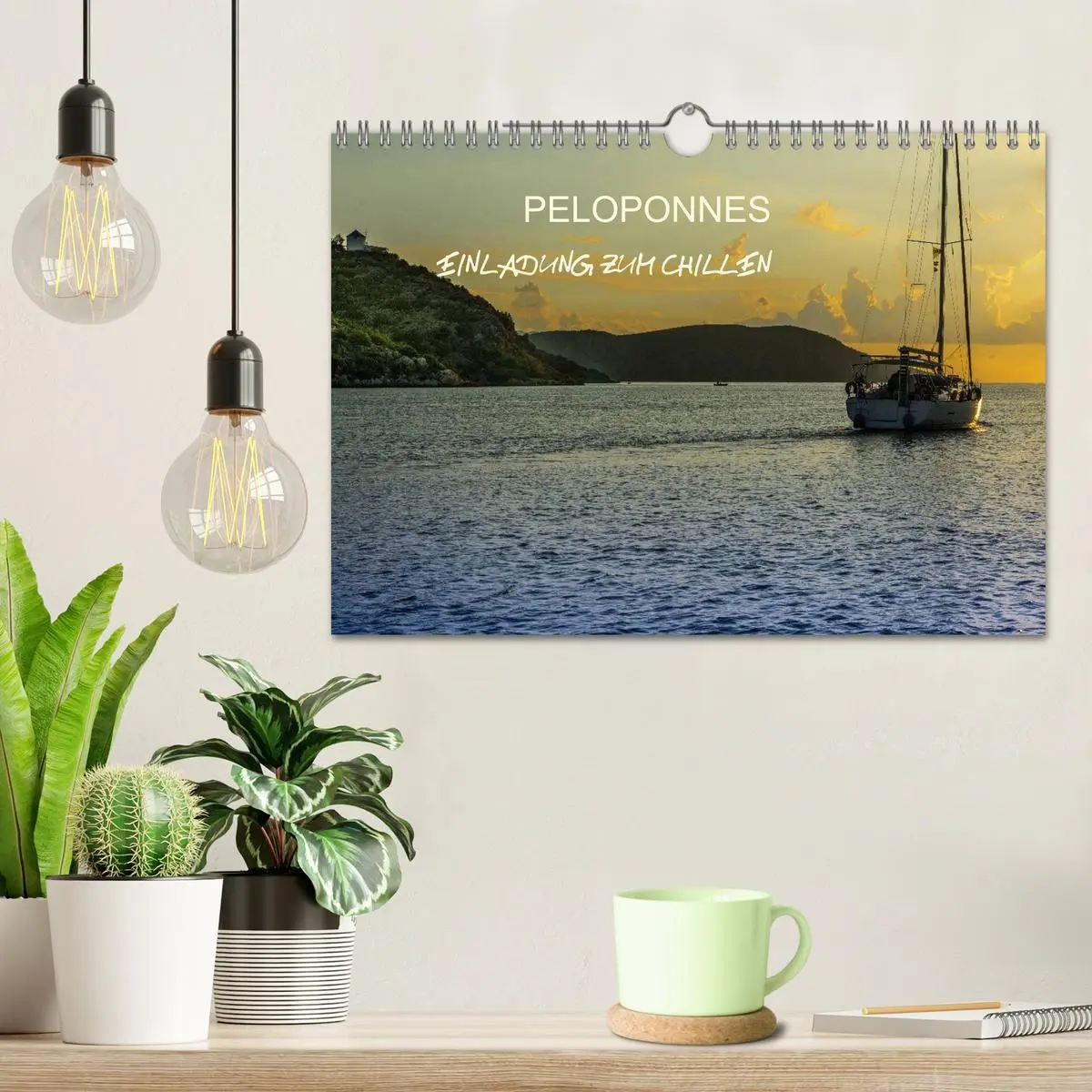 Bild: 9783516077209 | Peloponnes - Einladung zum Chillen (Wandkalender 2026 DIN A4 quer),...