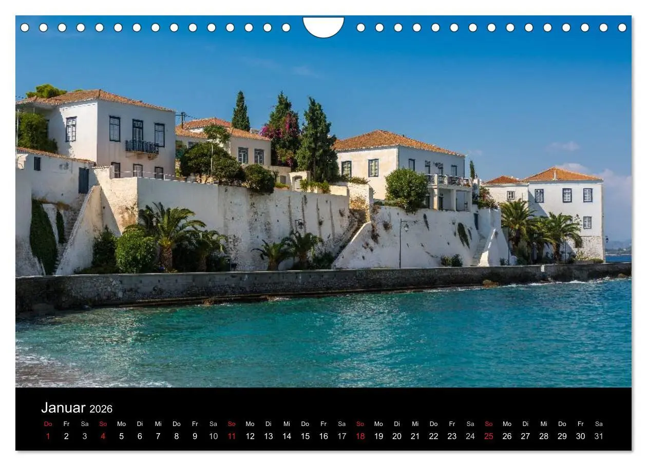Bild: 9783516077209 | Peloponnes - Einladung zum Chillen (Wandkalender 2026 DIN A4 quer),...