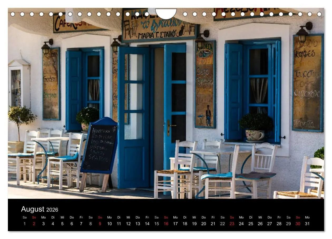 Bild: 9783516077209 | Peloponnes - Einladung zum Chillen (Wandkalender 2026 DIN A4 quer),...