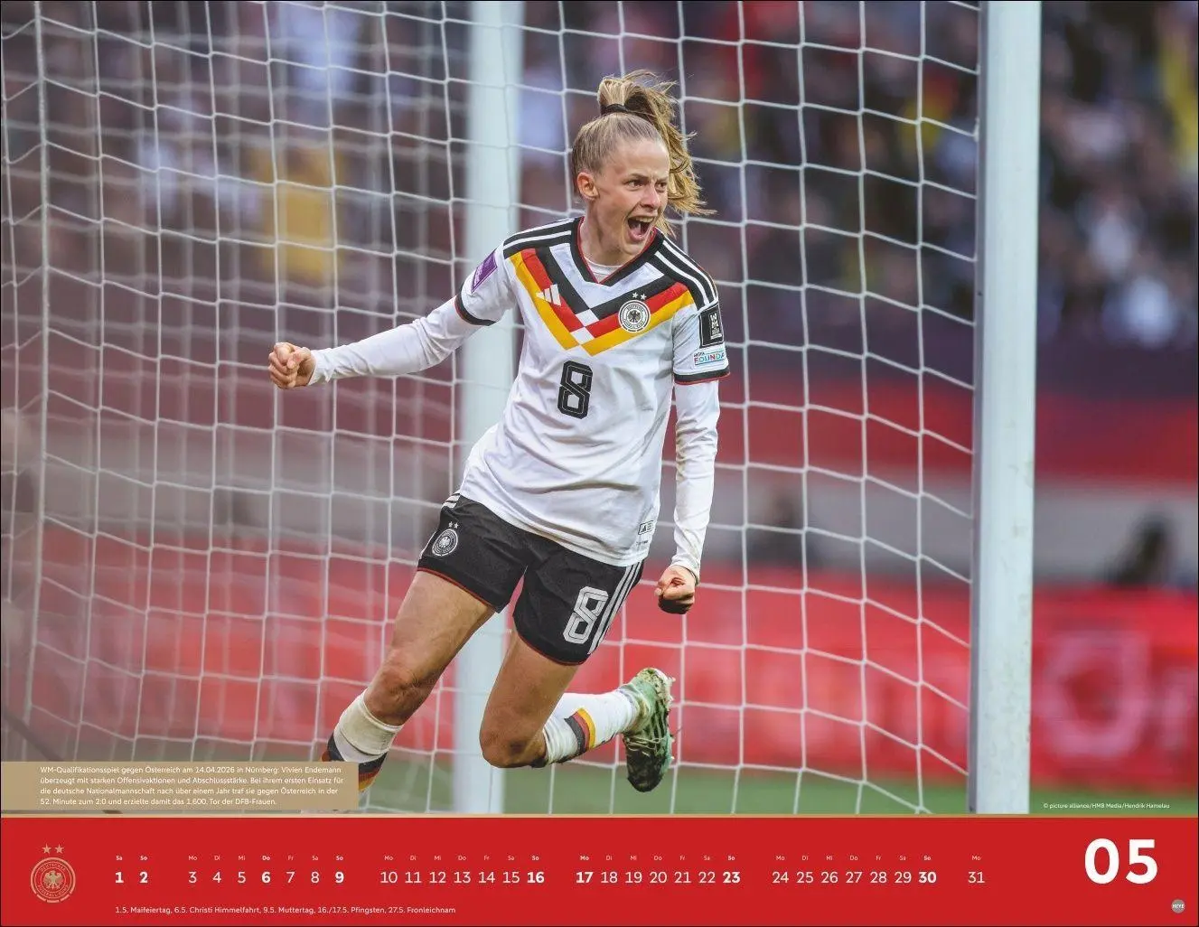 Bild: 9783756417209 | DFB Frauen Posterkalender 2027 | Kalender | Bundesliga Kalender Heye