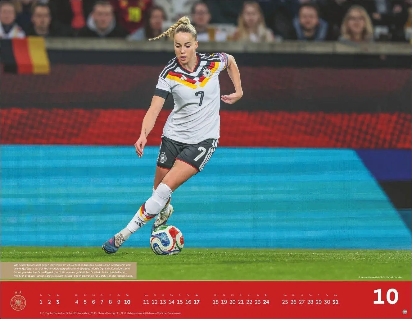 Bild: 9783756417209 | DFB Frauen Posterkalender 2027 | Kalender | Bundesliga Kalender Heye