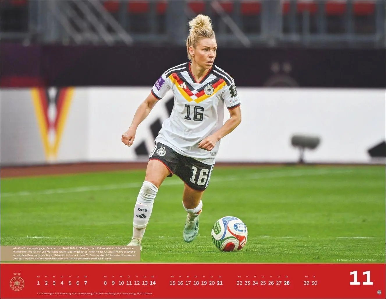 Bild: 9783756417209 | DFB Frauen Posterkalender 2027 | Kalender | Bundesliga Kalender Heye