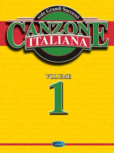 Cover: 9788850727209 | Canzone Italiana Volume 1 | Songbuch (Gesang, Klavier und Gitarre)