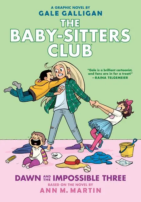 Cover: 9781338067309 | Dawn and the Impossible Three: A Graphic Novel (The Baby-Sitters...