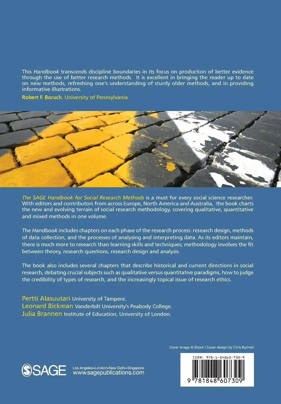 Rückseite: 9781848607309 | The SAGE Handbook of Social Research Methods | Alasuutari (u. a.)