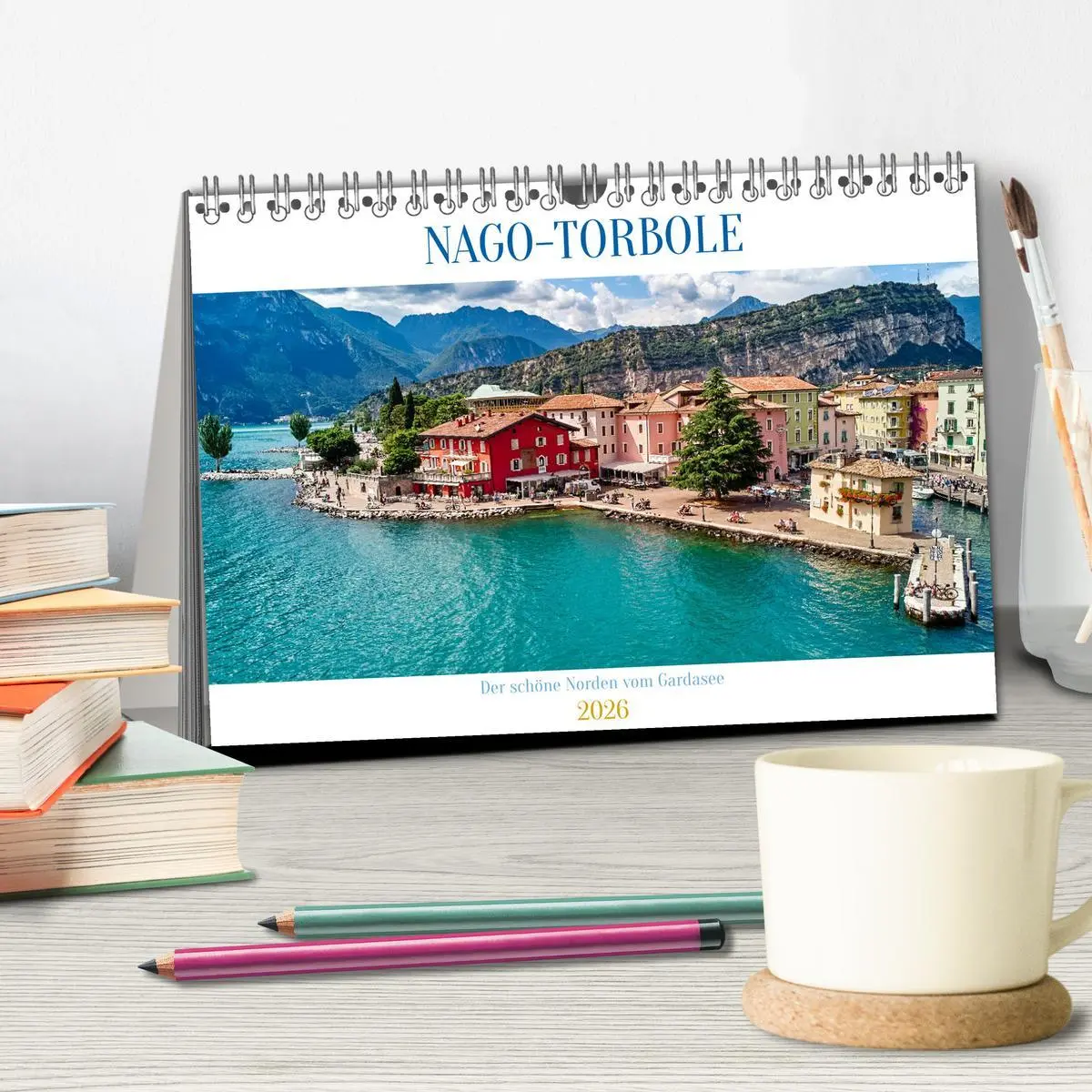 Bild: 9783457357309 | Nago-Torbole, der schöne Norden vom Gardasee (Tischkalender 2026...