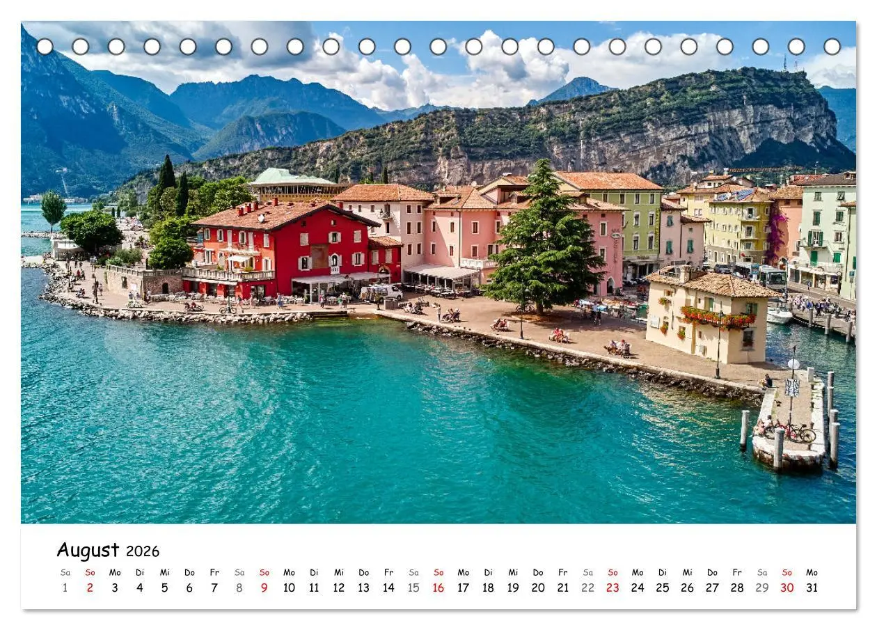 Bild: 9783457357309 | Nago-Torbole, der schöne Norden vom Gardasee (Tischkalender 2026...