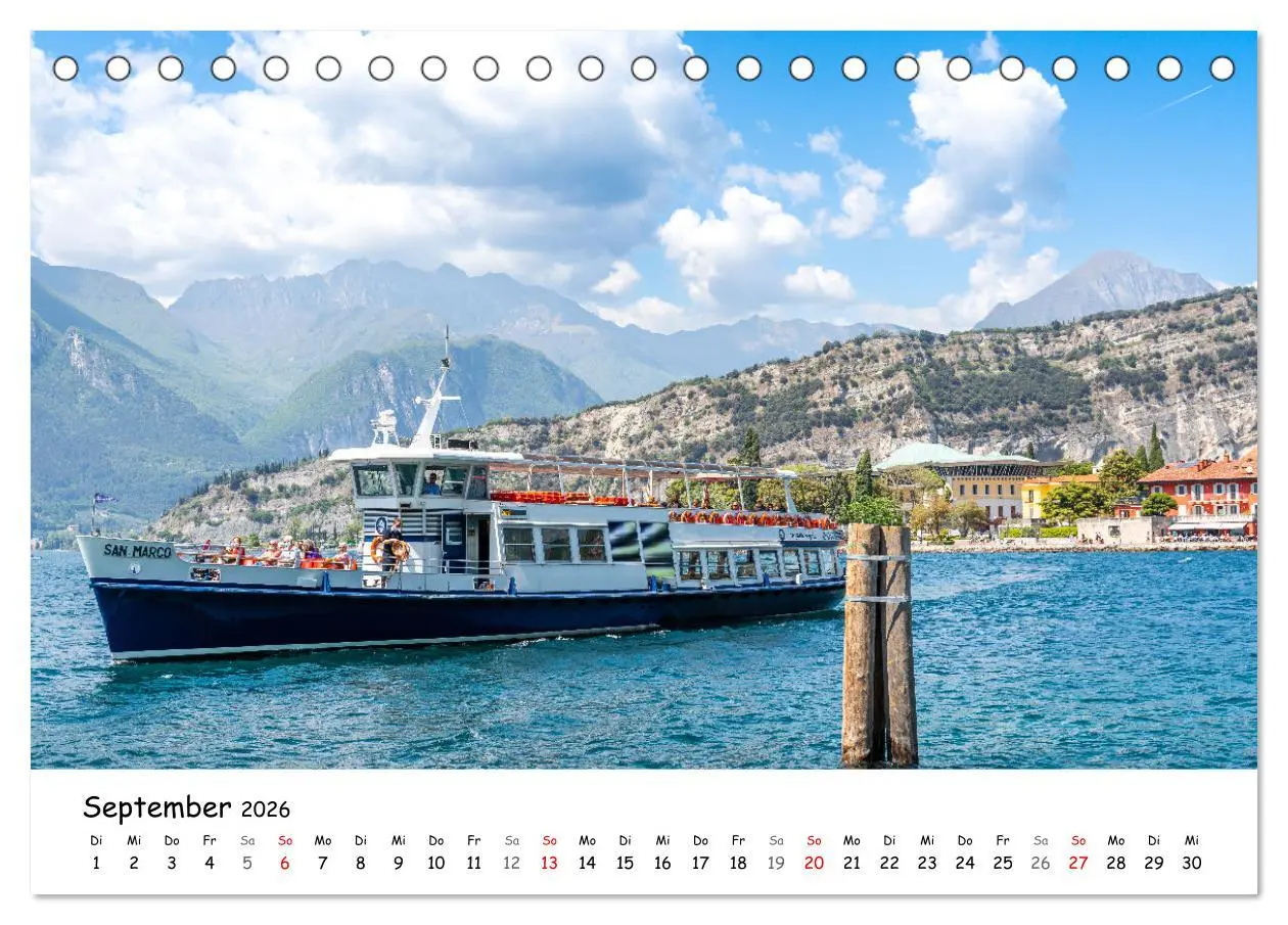 Bild: 9783457357309 | Nago-Torbole, der schöne Norden vom Gardasee (Tischkalender 2026...