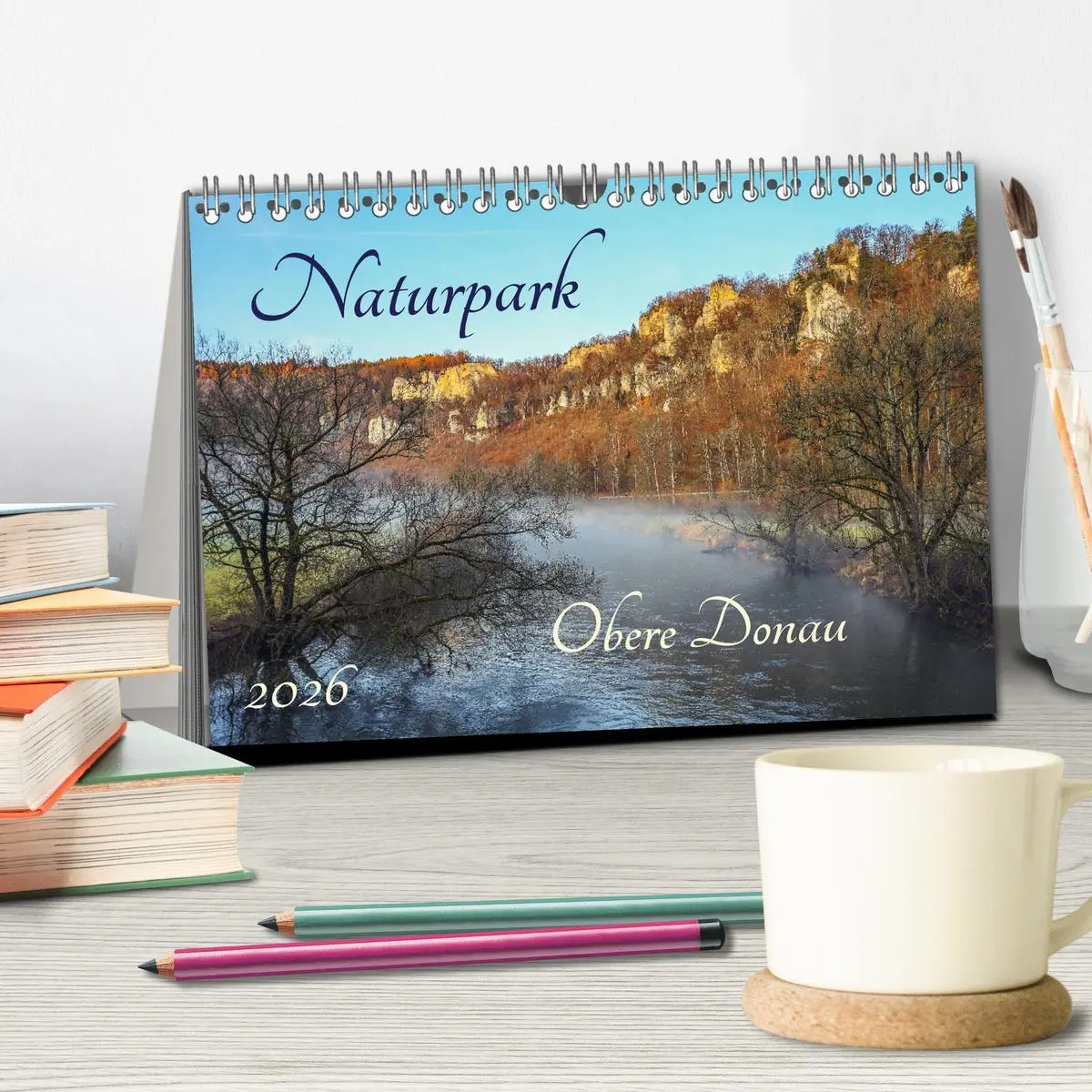 Bild: 9783457427309 | Naturpark Obere Donau (Tischkalender 2026 DIN A5 quer), CALVENDO...