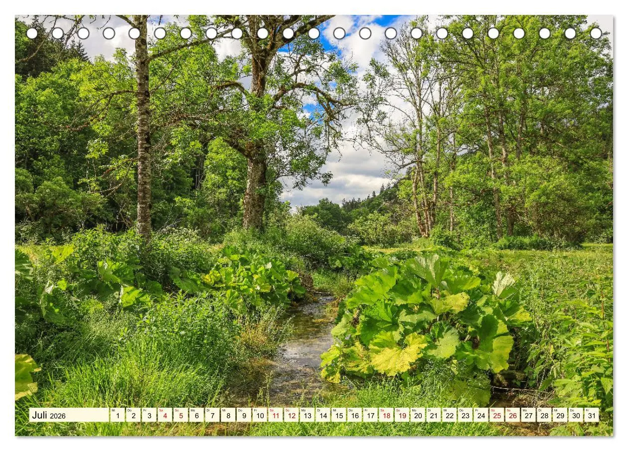 Bild: 9783457427309 | Naturpark Obere Donau (Tischkalender 2026 DIN A5 quer), CALVENDO...