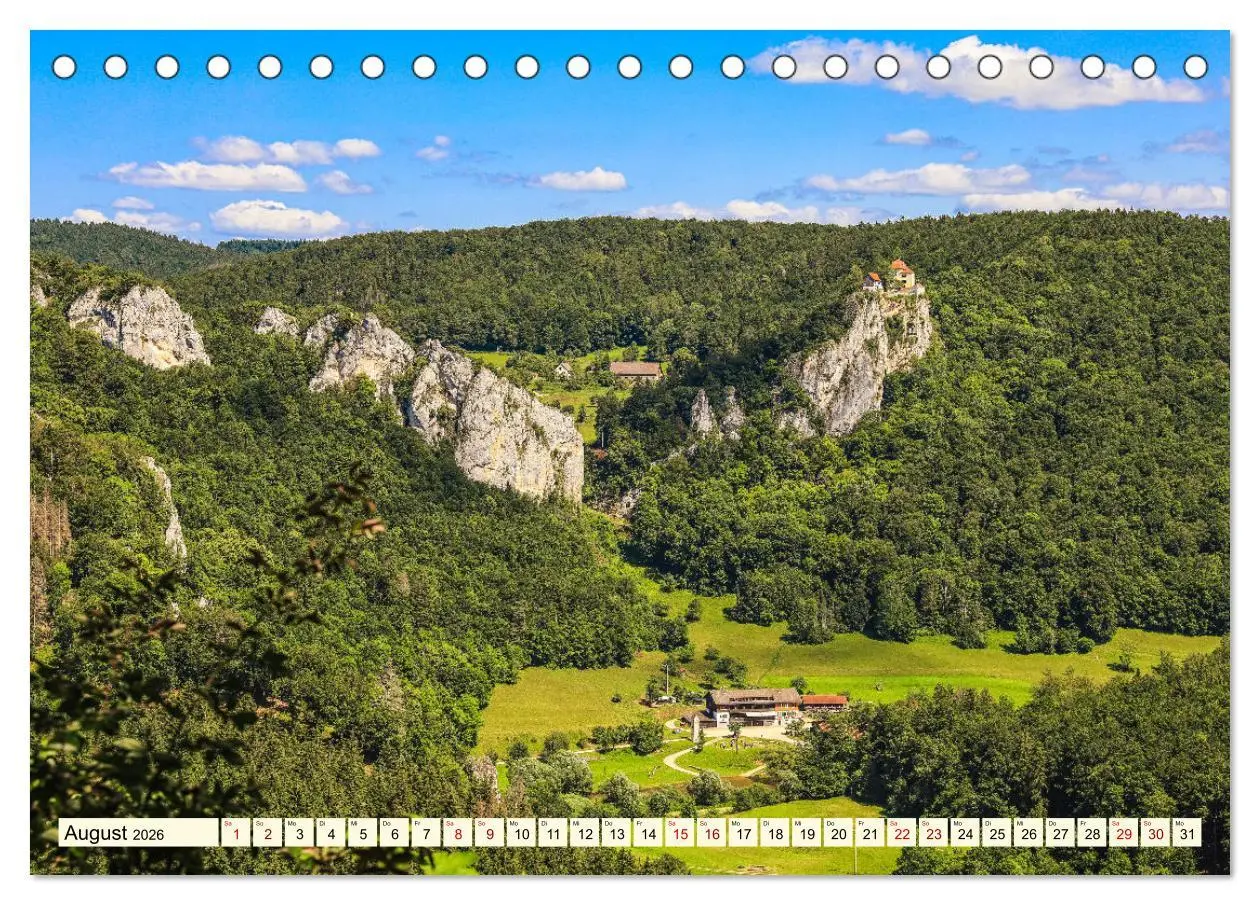 Bild: 9783457427309 | Naturpark Obere Donau (Tischkalender 2026 DIN A5 quer), CALVENDO...