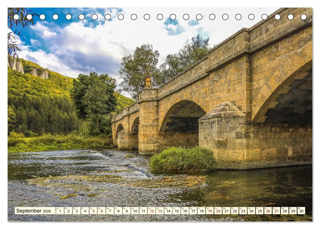 Bild: 9783457427309 | Naturpark Obere Donau (Tischkalender 2026 DIN A5 quer), CALVENDO...