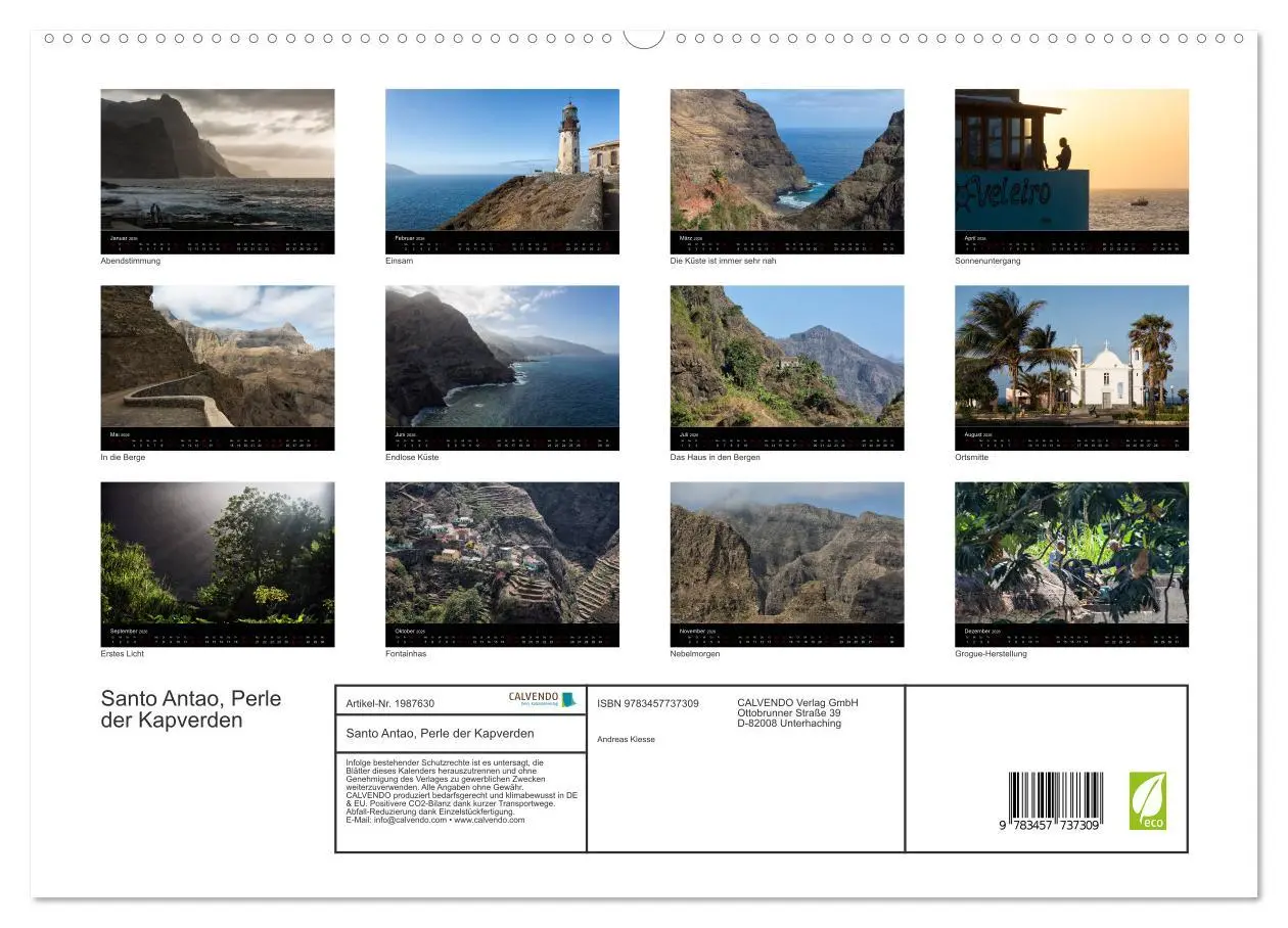 Bild: 9783457737309 | Santo Antao, Perle der Kapverden (hochwertiger Premium Wandkalender...