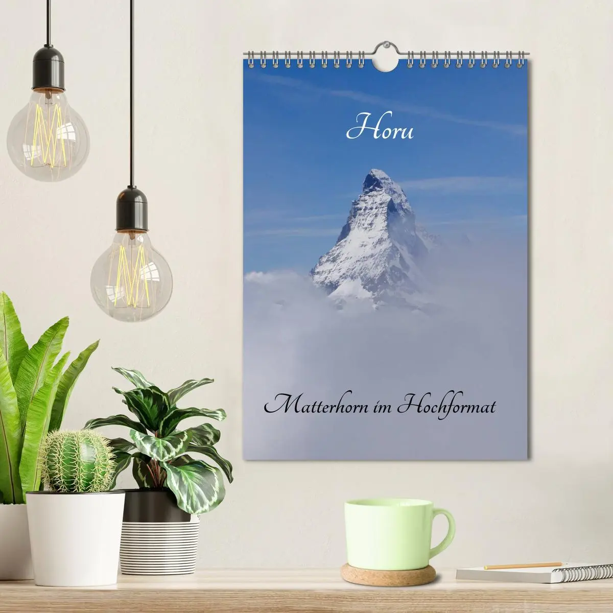 Bild: 9783516447309 | Horu Matterhorn im Hochformat (Wandkalender 2026 DIN A4 hoch),...