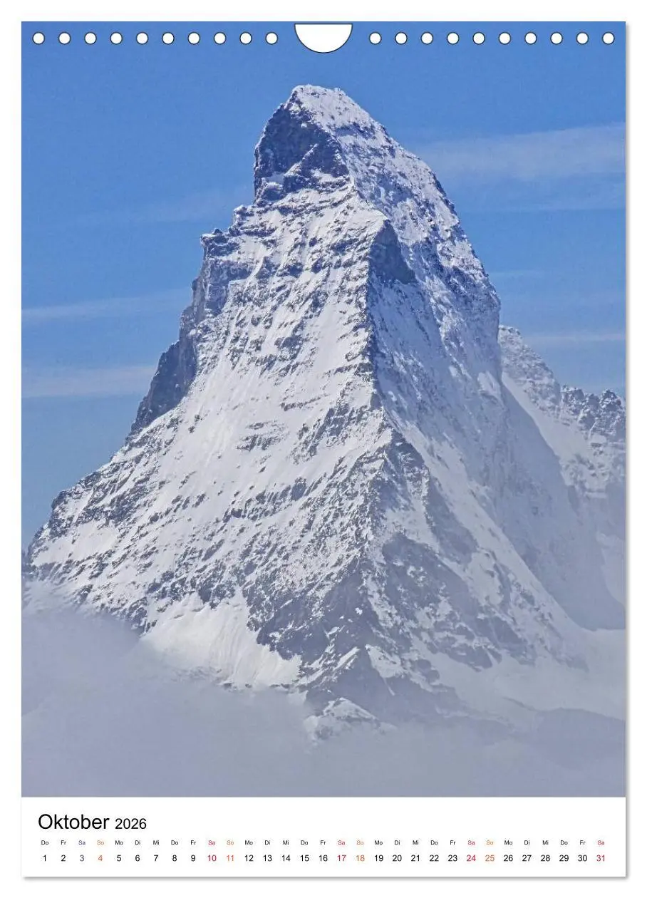Bild: 9783516447309 | Horu Matterhorn im Hochformat (Wandkalender 2026 DIN A4 hoch),...