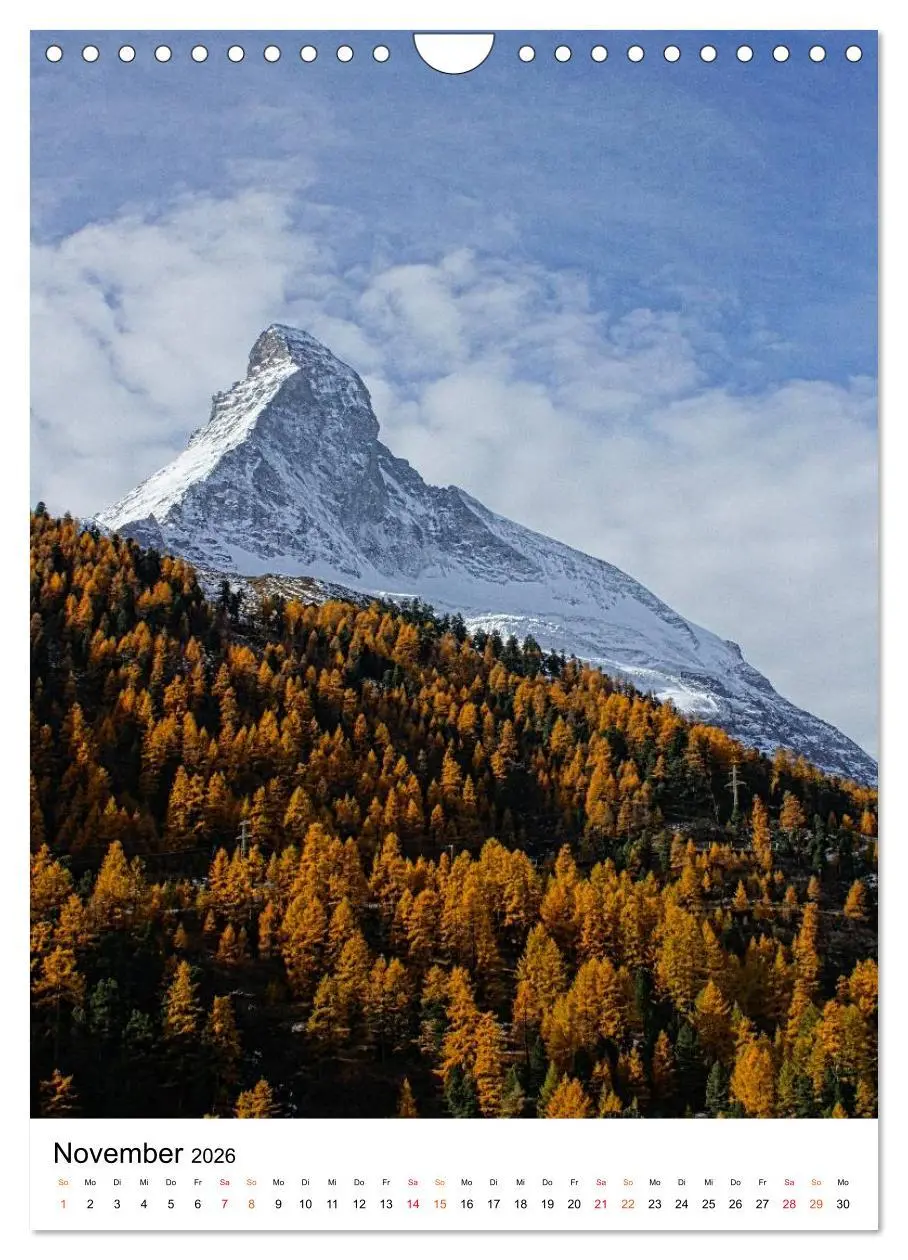 Bild: 9783516447309 | Horu Matterhorn im Hochformat (Wandkalender 2026 DIN A4 hoch),...