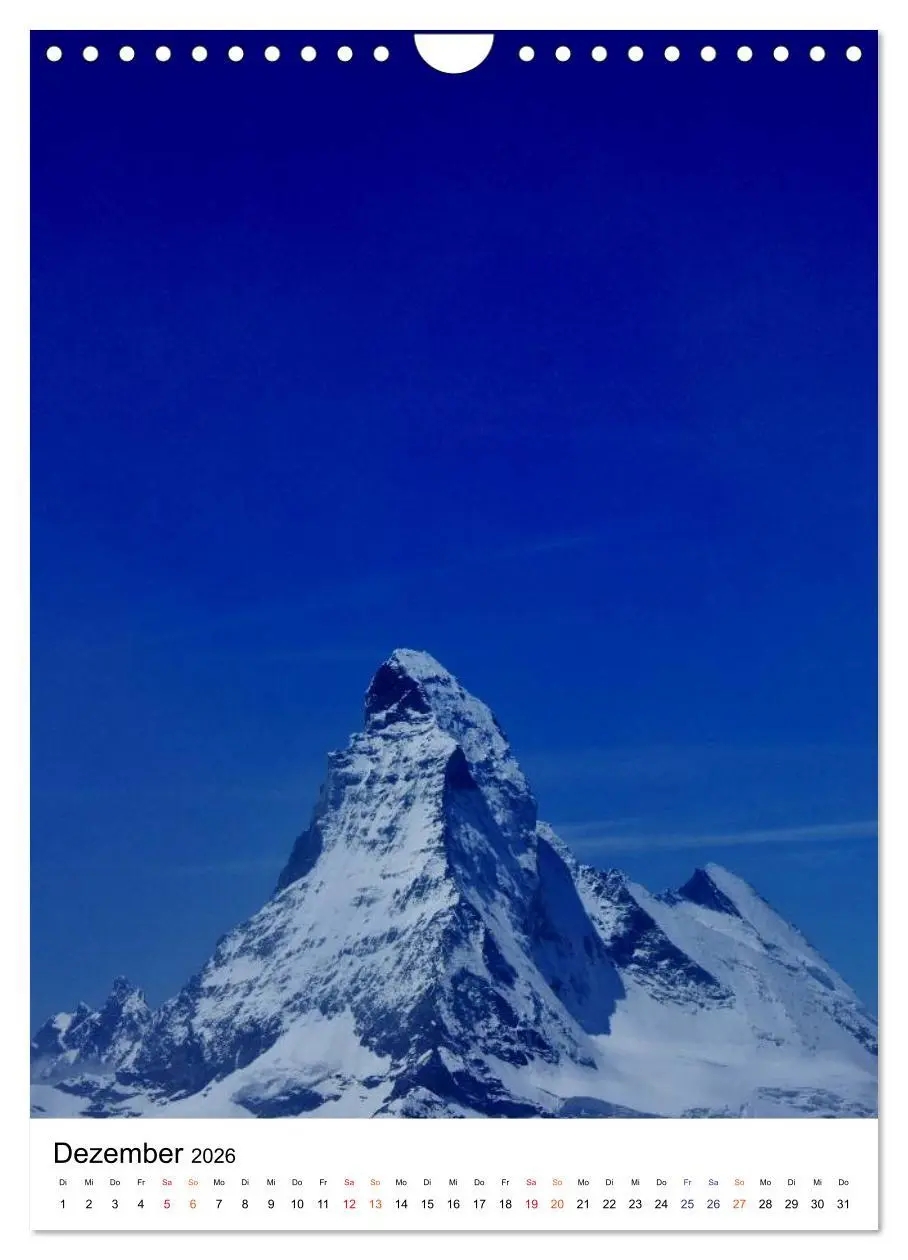 Bild: 9783516447309 | Horu Matterhorn im Hochformat (Wandkalender 2026 DIN A4 hoch),...