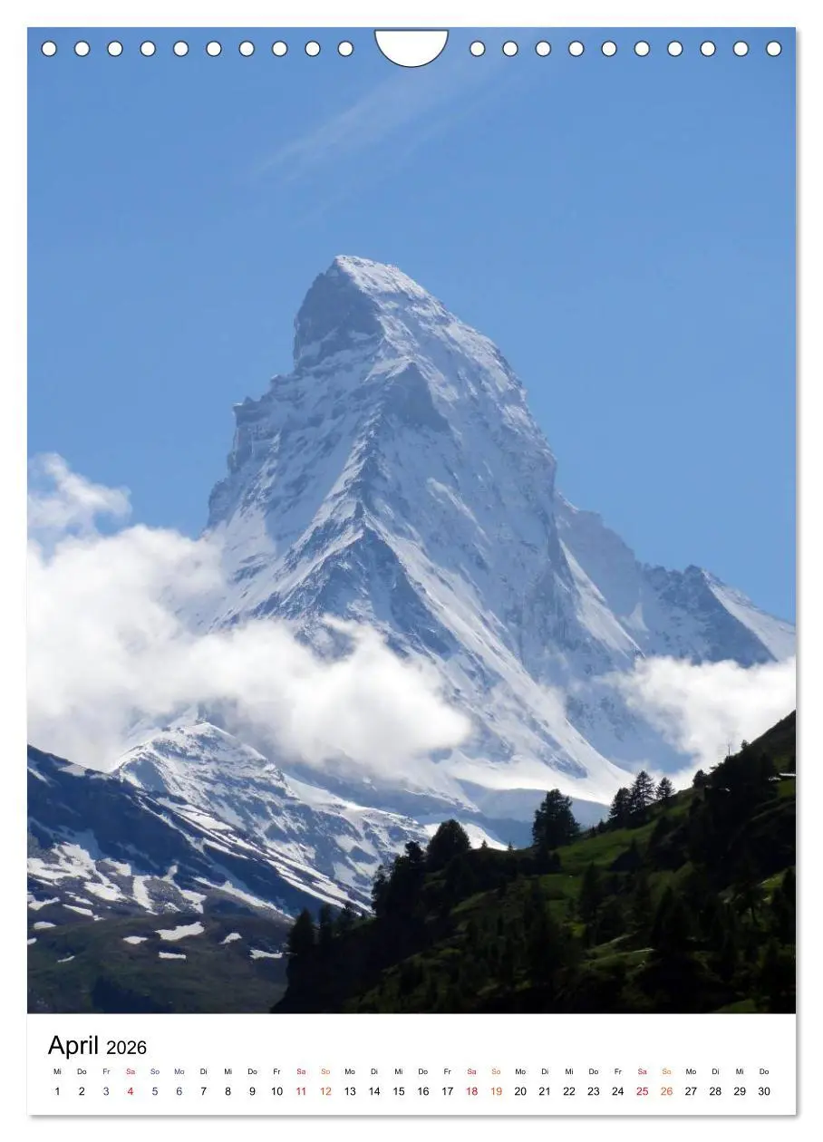 Bild: 9783516447309 | Horu Matterhorn im Hochformat (Wandkalender 2026 DIN A4 hoch),...