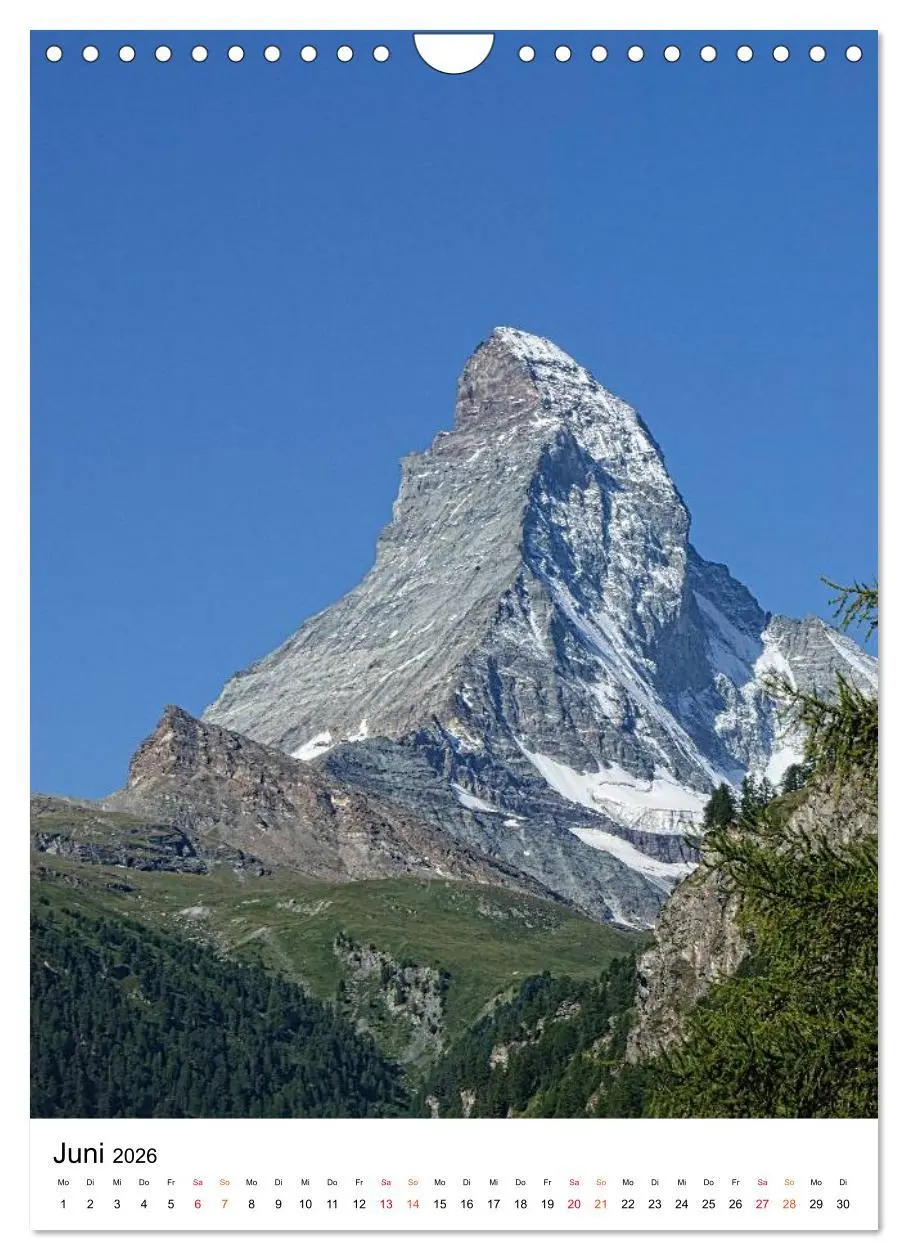 Bild: 9783516447309 | Horu Matterhorn im Hochformat (Wandkalender 2026 DIN A4 hoch),...