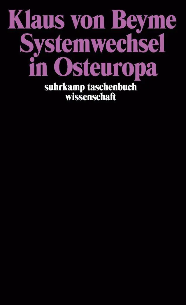 Cover: 9783518287309 | Systemwechsel in Osteuropa | Klaus Beyme | Taschenbuch | 387 S. | 1994