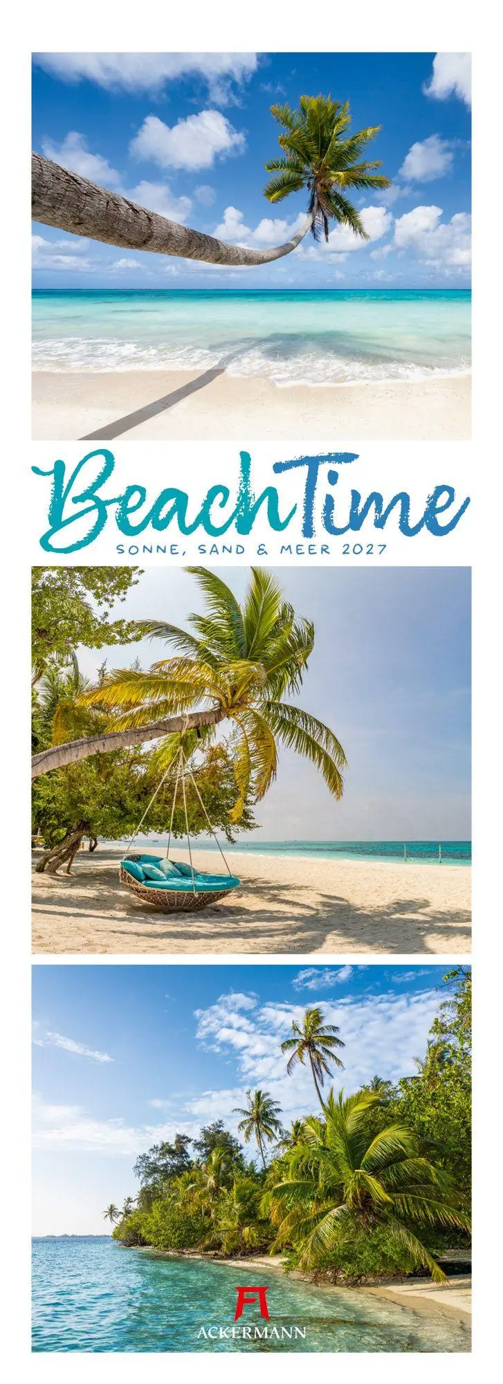 Cover: 9783838437309 | BeachTime Triplet-Kalender 2027 Sonne, Sand &amp; Meer | GmbH | Kalender