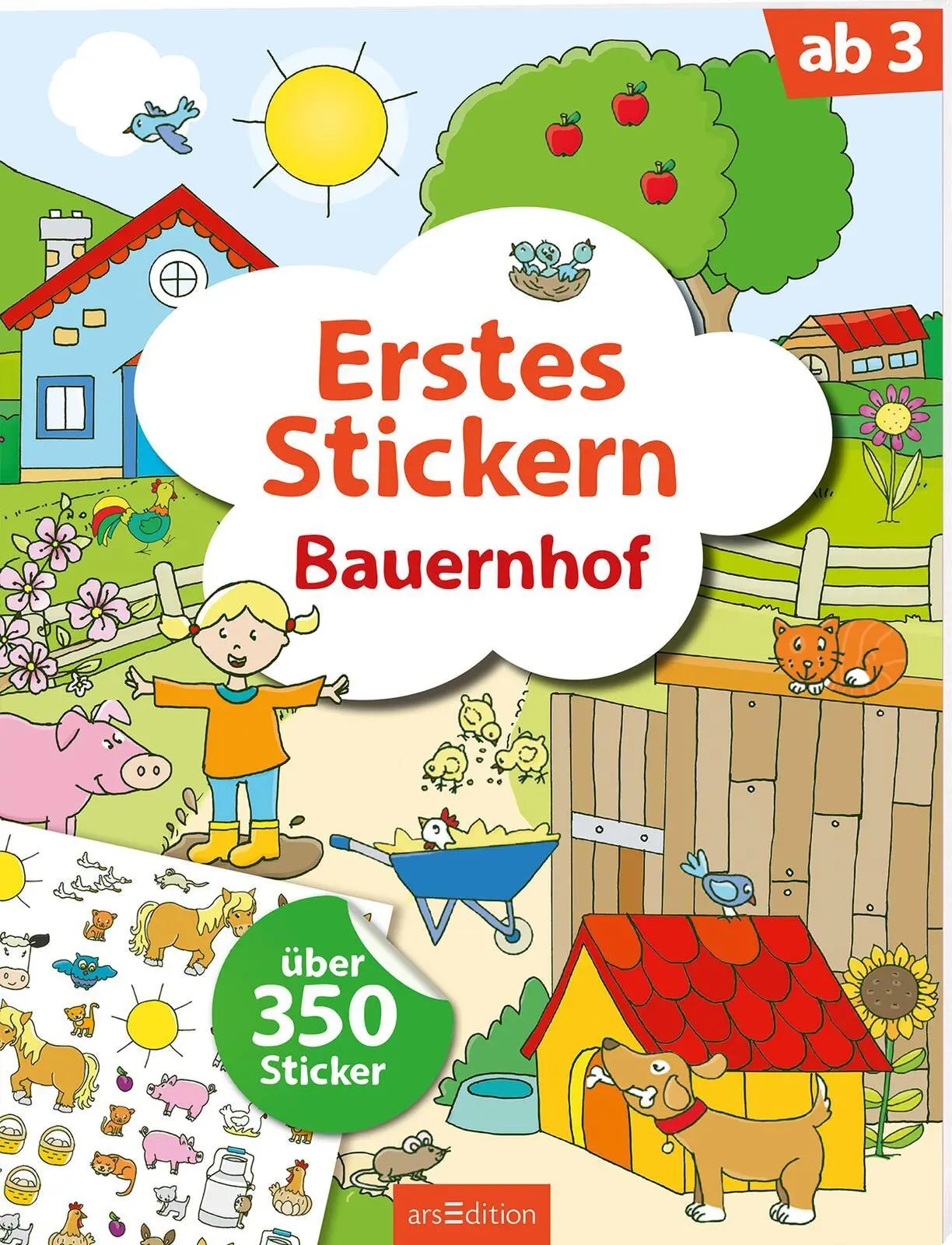 Cover: 9783845817309 | Erstes Stickern Bauernhof | Sandra Schmidt | Taschenbuch | 24 S.